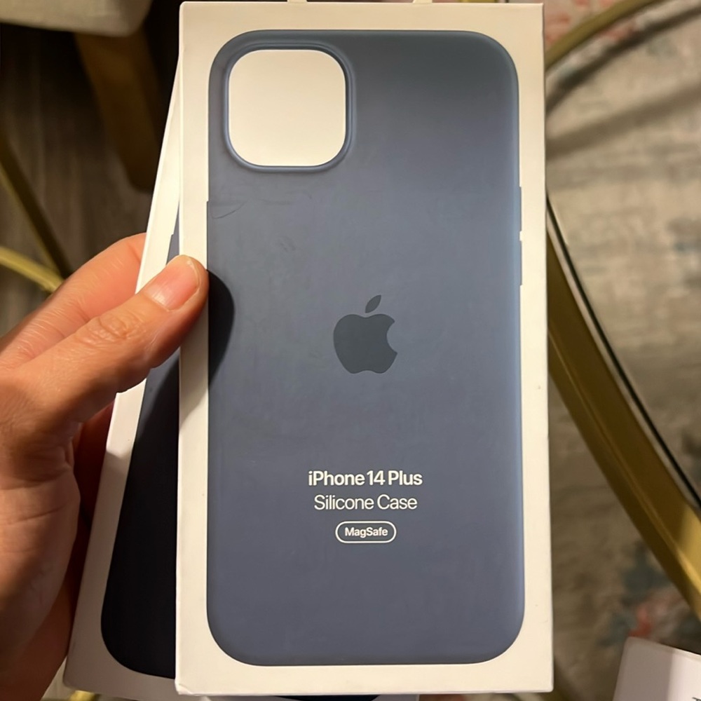 Apple iPhone 14 Plus Silicone Case - Blue